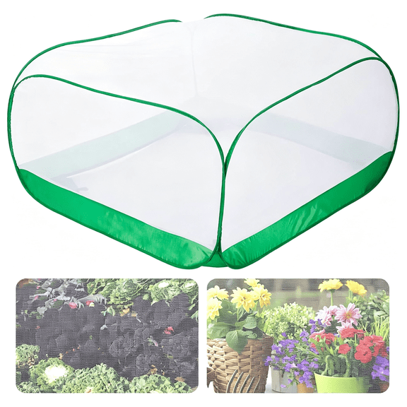 PUOOKK Garden Netting Mesh Plant Cover-442 FT Plant Covers Net for Square Raised Garden Bed, Ultra Fine Garden Mesh Netting Protection from Bird Pest Barrier Net Row Cover for Plant Fruit