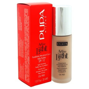 PUPA Milano Active Light Perfect Skin Foundation SPF 10, 020 Nude