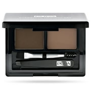 PUPA Milano Eyebrow Design Set, Eyebrow Kit, 002 Brown, 0.039 oz