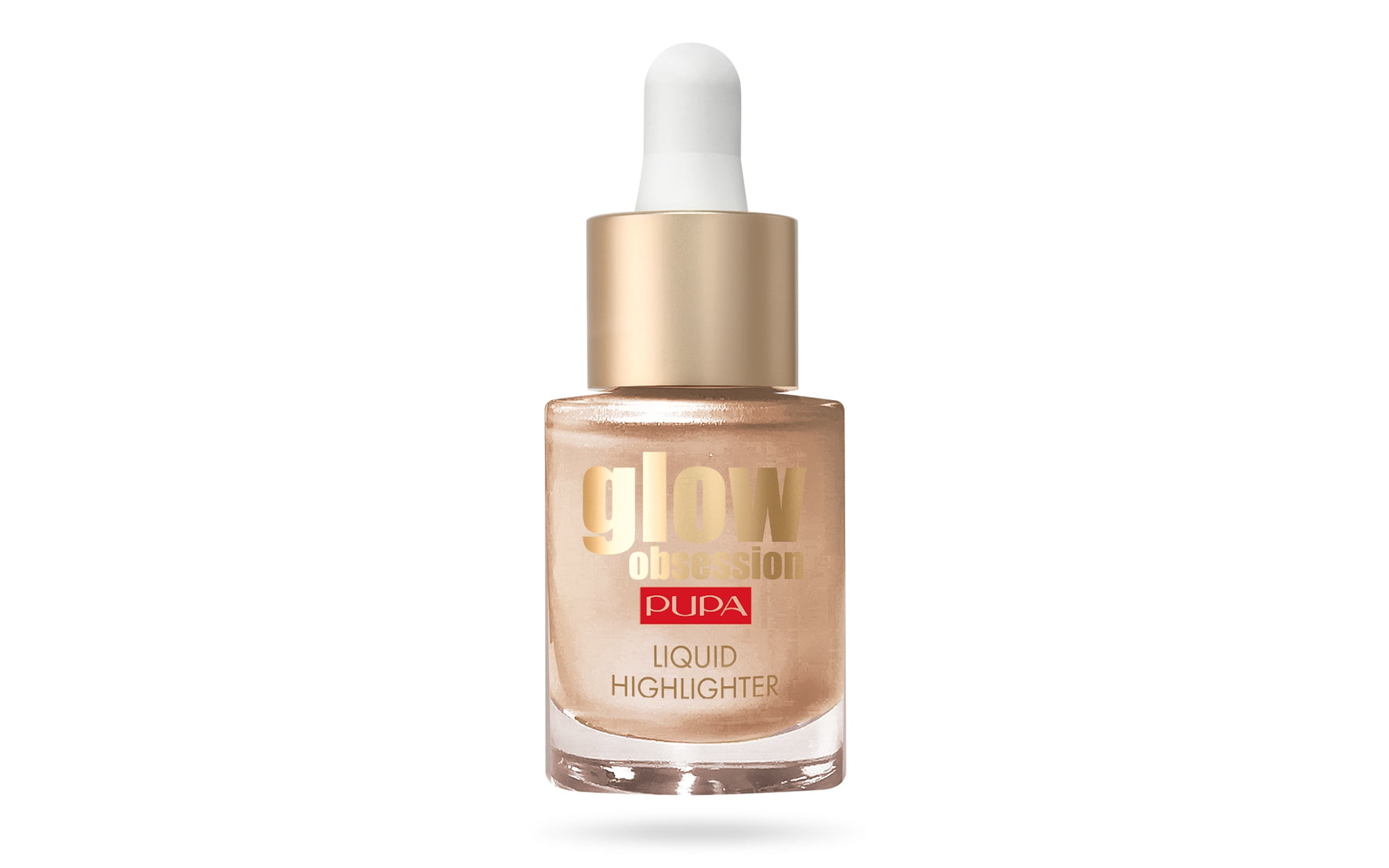 PUPA Milano Glow Obsession Liquid Face Highlighter, 002 Moon Light