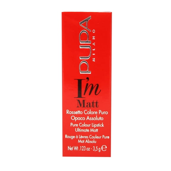 PUPA Milano I'm Matt Pure Color Lipstick, 013 Brown Rose, 0.123 oz