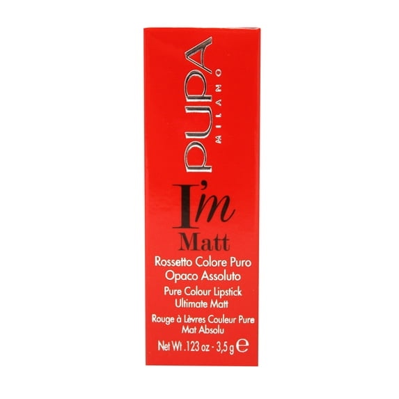 PUPA Milano I'm Matt Pure Color Lipstick, 013 Brown Rose, 0.123 oz