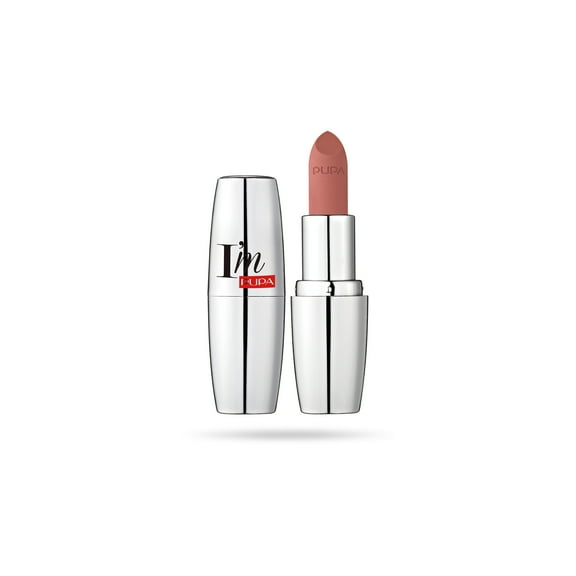 PUPA Milano I'm Matt Pure Color Lipstick, 014 Peachy Nude, 0.123 oz