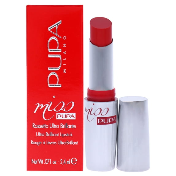 PUPA Milano Miss PUPA Milano Lipstick, Lip Makeup, 405 Flamingo, 0.071 oz
