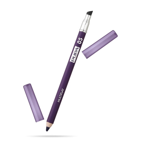 PUPA Milano Multiplay Eye Pencil, Kohl Kajal Eyeliner, 05 Full Violet