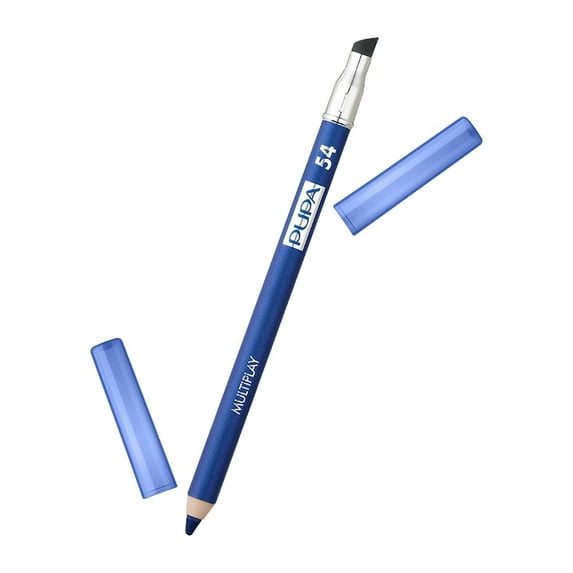 PUPA Milano Multiplay Eye Pencil, Kohl Kajal Eyeliner, 54 Indigo Blue