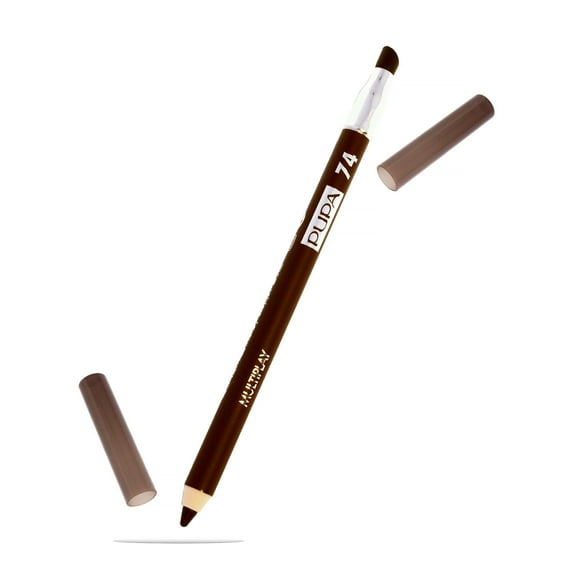 PUPA Milano Multiplay Eye Pencil, Kohl Kajal Eyeliner, 74 I Love Brownie