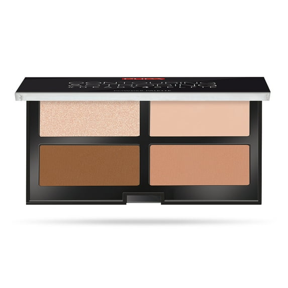 PUPA Milano #READY4SELFIE Contouring Powder Palette, 002 Medium, 0.61 oz