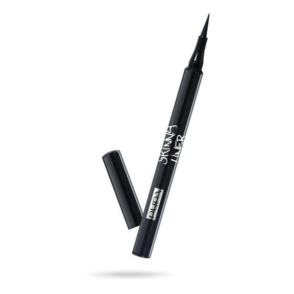 PUPA Milano Skinny Liner, Waterproof Eyeliner, 001 Extra Black, 0.034 oz