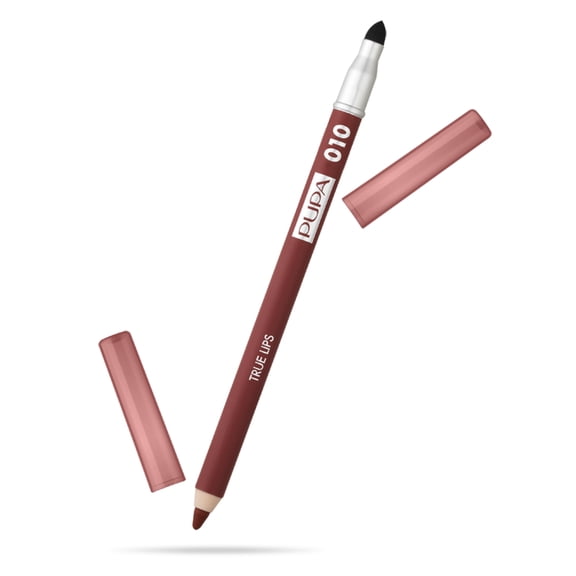 PUPA Milano True Lips Blendable Lip Pencil, 010 Burnt Sienna, 0.042 oz