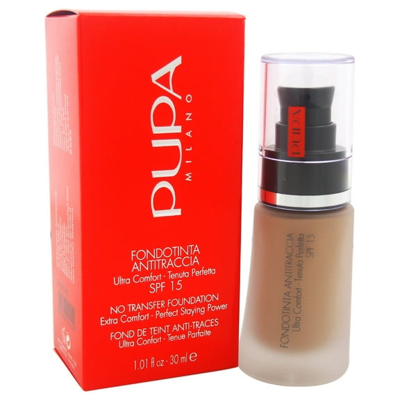 PUPA Milano Ultra Comfort No Transfer Foundation, 03 Medium Beige, 1.01 oz