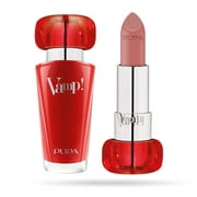 PUPA Milano Vamp! Extreme Colour Lipstick, 102 Rose Nude, 0.123 oz