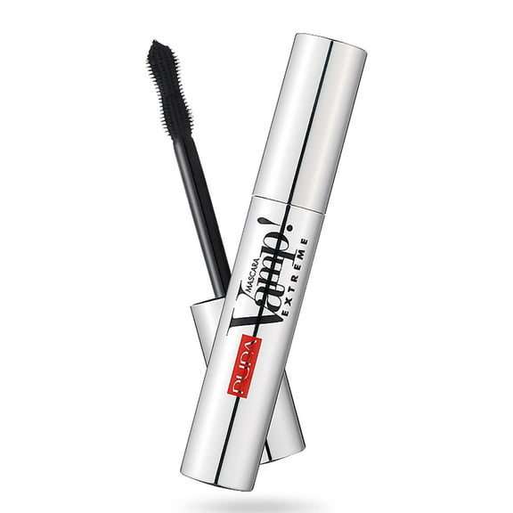 PUPA Milano Vamp! Extreme Mascara, Lash Lengthening, 010 Black, 0.4 oz