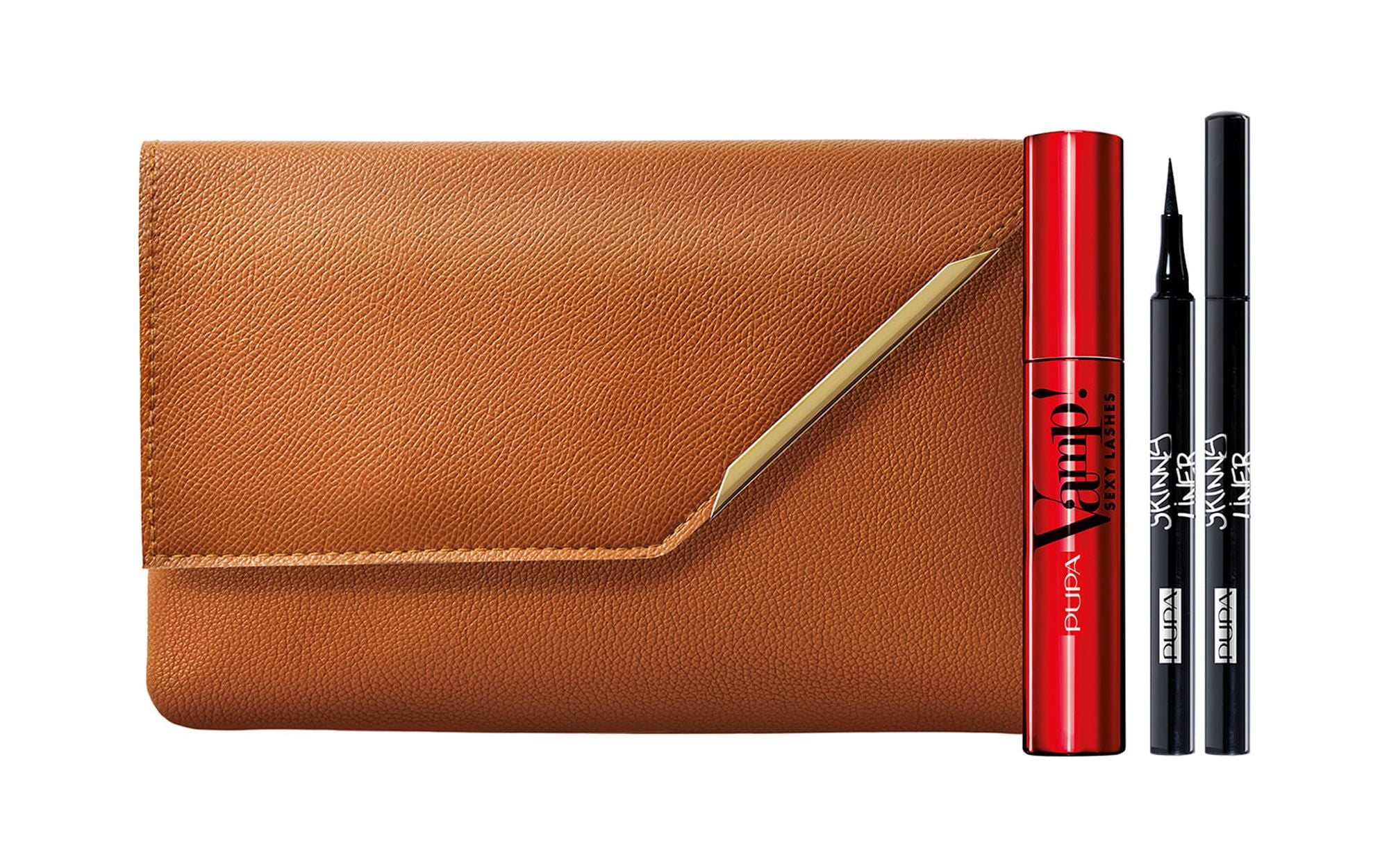 PUPA Milano Vamp! Sexy Lashes and Skinny Liner Set, Mascara Kit, 3 pc