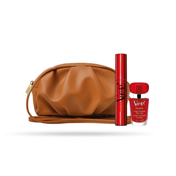 PUPA Milano Vamp! Sexy Lashes and Vamp! Nail Polish Set, Mascara Kit, 3 pc