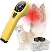 PUPCA Handheld Pet Red Therapy Instrument To Relieve Joint Pain And Help Wound Healing, Harmless And No Side Effects,Suitable For Cats, Dogs, Horses And OtheFree Storage Bag And Protective Glasses