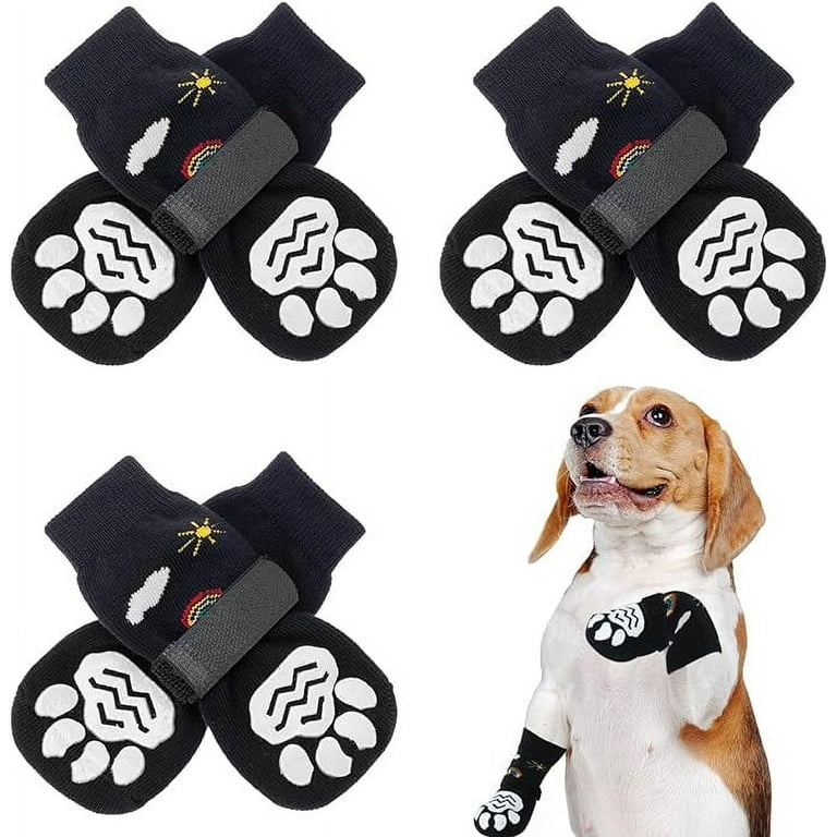 Dog Paw Dog Shoes For Wooden Floors PUPTECK Non Slip Dog Socks For