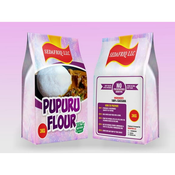 PUPURU FLOUR Cassava poundo