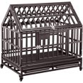 PUPZO Dog Cage Crate Kennel Heavy Duty Tear Resistant Square Tube with
