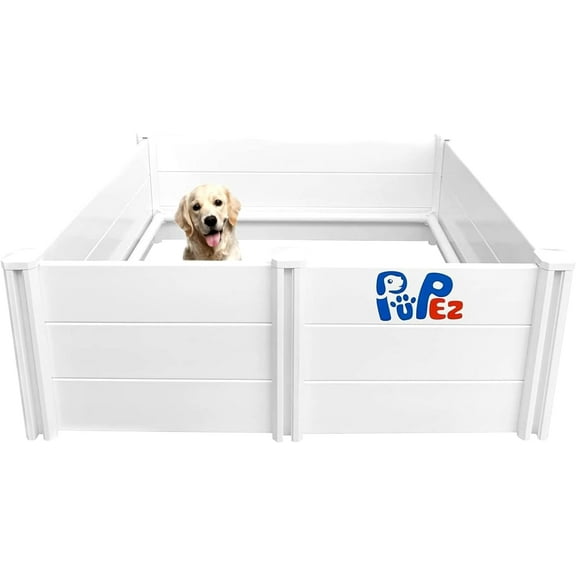 PUPez Whelping Box for Large Breed Dogs Whelping Box for Dogs Dog Whelping Box Whelping Box for Puppies (48"x48"x18")