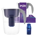 thumbnail image 1 of PUR 10-Cup Water Pitcher Filtration System, 10.2" W x 10.6" H x 6.8" L, Indigo, PPT001N, 1 of 10