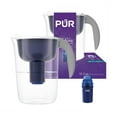 thumbnail image 1 of PUR 10-Cup Water Pitcher Filtration System, 10.2" W x 10.6" H x 6.8" L, Indigo, PPT001N, 1 of 12