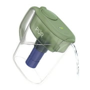 PUR 11 Cup Water Pitcher Filtration System, W 11.4" x H 10.4" x L 4.9", Sage, PPT110MA