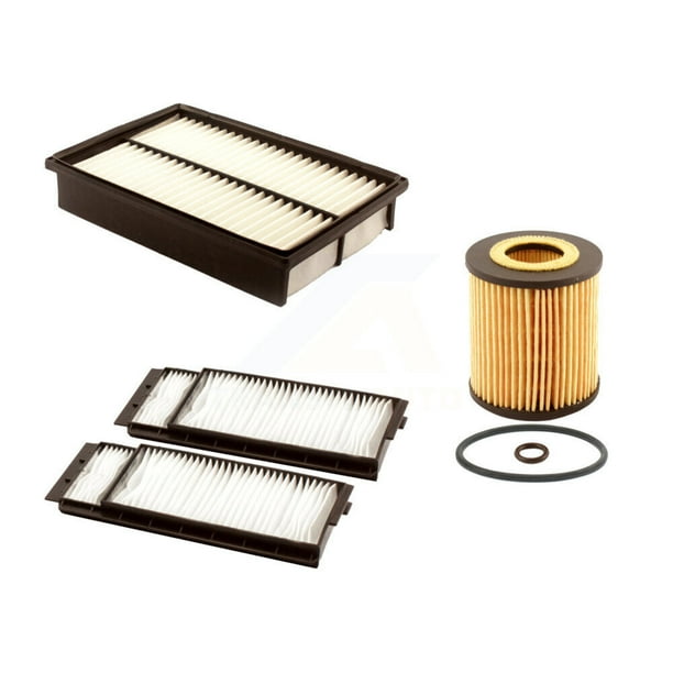 Pur 1x Air 1x Cabin 1x Engine Cartridge Oil Filter 3 Total Kit for Mazda 3 5 KFM 100493