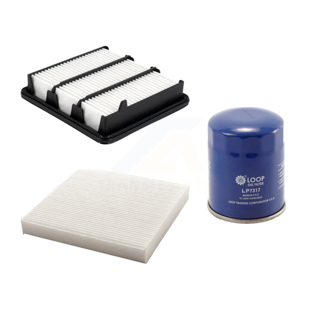 PUR 1x Air + 1x Cabin + 1x Engine Oil Filter Filter (3 Total) Kit for ...