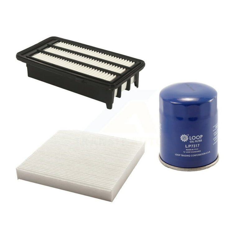PUR 1x Air 1x Cabin 1x Engine Oil Filter Filter 3 Total Kit for Car Honda Civic CR V KFM 100116 Walmart