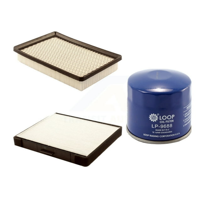 PUR 1x Air + 1x Cabin + 1x Engine Oil Filter Filter (3 Total) Kit for ...