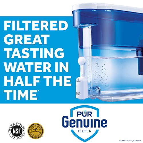 PUR 30Cup Water Filter Dispenser with 1 Genuine PUR Filter, Large 30