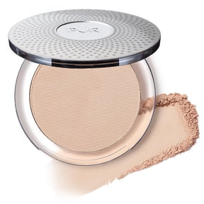 PÜR MINERALS 4-in-1 Pressed Mineral Makeup SPF 15 Powder Foundation with Concealer & Finishing Powder - Medium to Full Coverage- Cruelty-Free & Vegan Friendly, 0.28 Ounce Light/LN6
