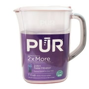 PUR 7 Cup Pitcher Filtration System, Blush, W 9.6" x H 10.1" x L 4.5", PPT700PAV4