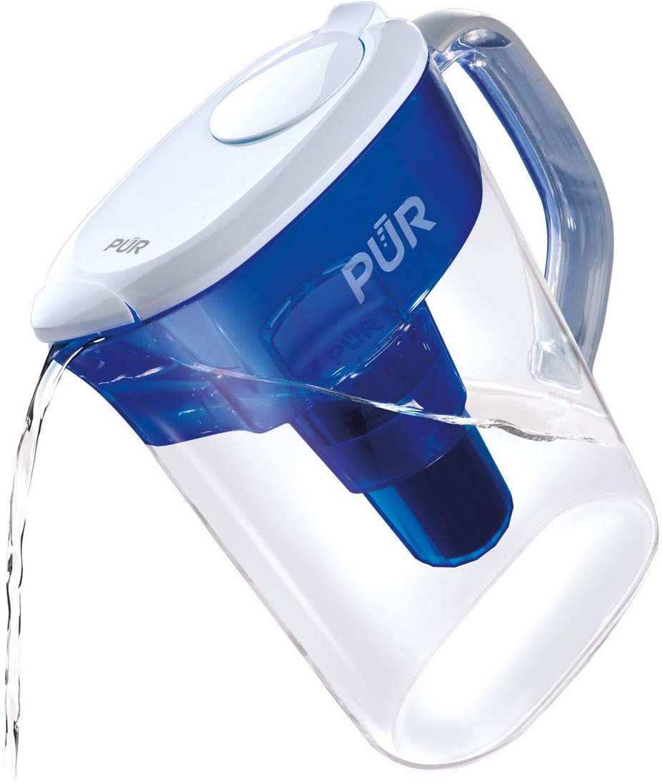 PUR 7 Cup Pitcher Filtration System, PPT700W, Blue/White - image 1 of 13