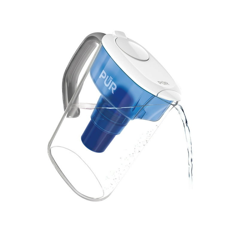 PUR Basic Pitcher Water Filter 7 Cup, PPT700W, Blue,White PUR Basic Pitcher Water Filter 7 Cup, PPT700W, Blue,White