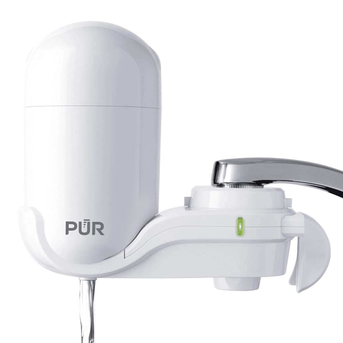 PUR Faucet Mount Water Filtration System, White ? Vertical Faucet Mount for Crisp, Refreshing