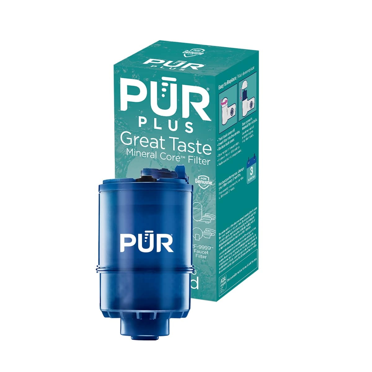 PUR GENUINE MineralClear Faucet Water Replacement Filter, RF99991, 1 ...