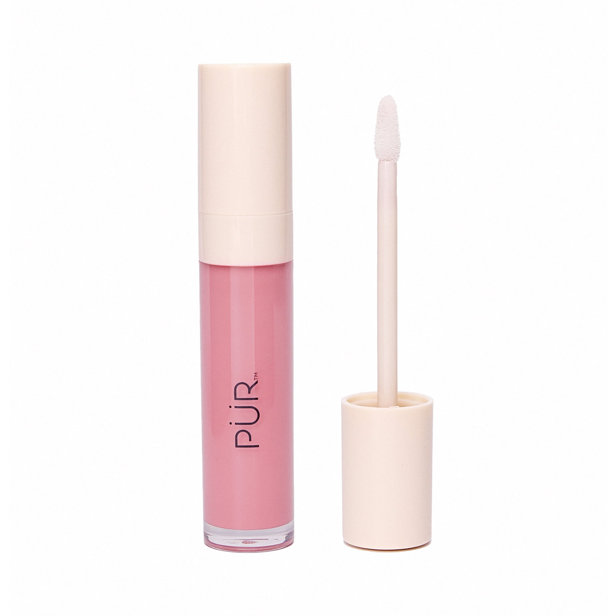 PUR Glossy Lip Tint Plumping Tinted Lip Oil Strawberry Sorbet, 0.32 fl oz