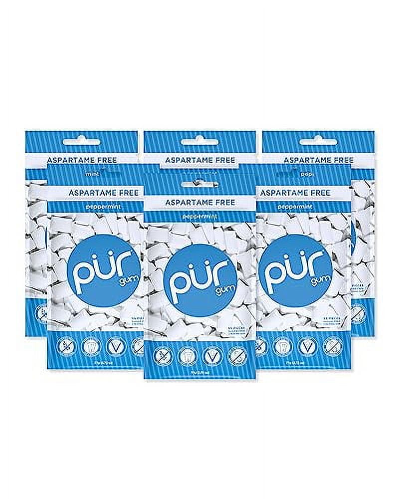 PUR Gum Aspartame .. Free Chewing Gum .. 100 Xylitol Sugar