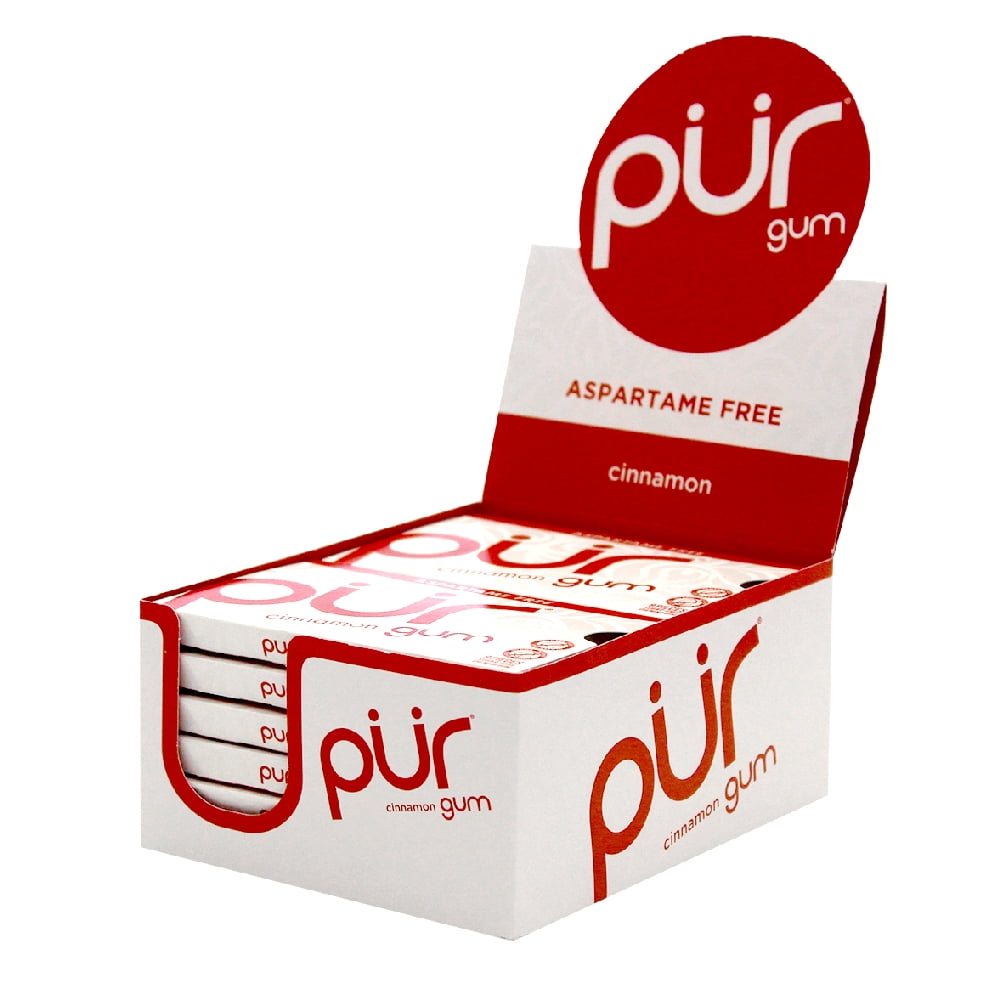 PUR Gum, Sugar Free, 100 Xylitol, Vegan, Aspartame Free, Gluten Free