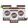 thumbnail image 1 of PUR Gum, Aspartame Free, Sugar Free & 100% Xylitol, Chocolate Mint Chewing Gum, 55 Pieces, Pack of 3, 1 of 6