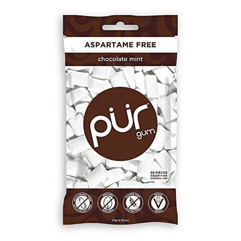 PUR Gum Sugar Free Chewing Gum with Xylitol, Aspartame Free + Gluten