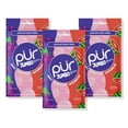 thumbnail image 1 of PUR Jumbo Gum, Aspartame Free Chewing Gum, 100% Xylitol, Natural Bubblegum, Grape, Watermelon Flavor, 20 Pieces, Pack of 3, 1 of 6