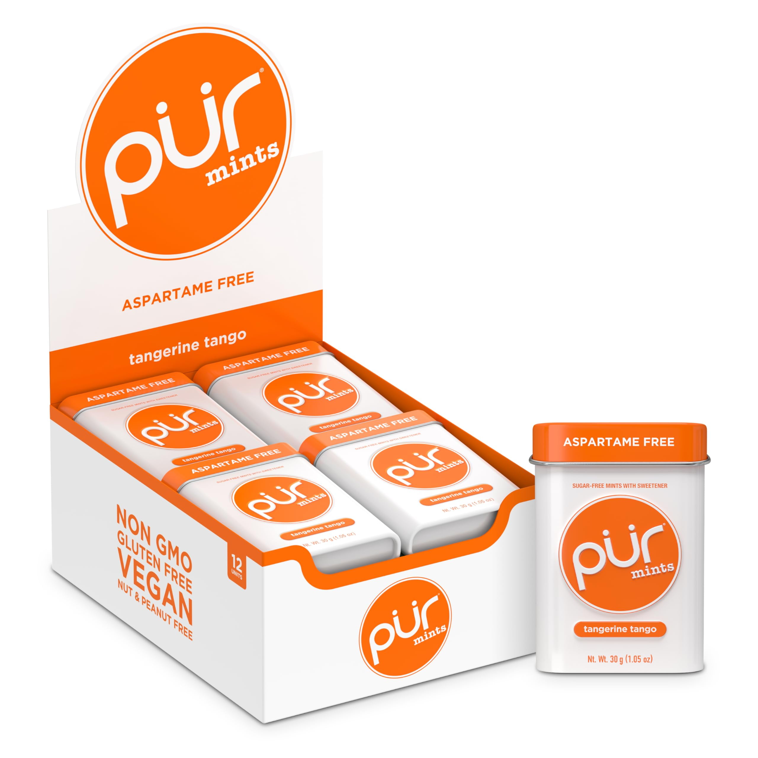 PUR Mints Aspartame Free Mints Made with Xylitol Sugar Free