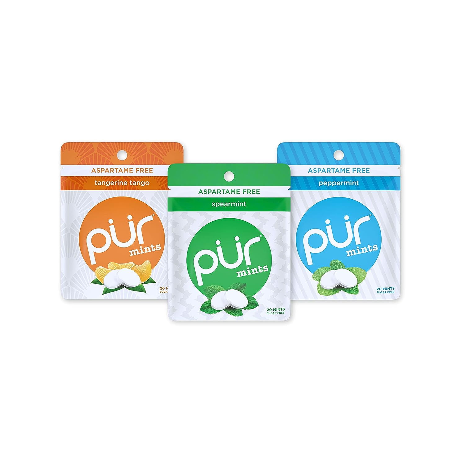 PUR Mints Sugar Free Mints 100 Xylitol Vegan, Aspartame Free