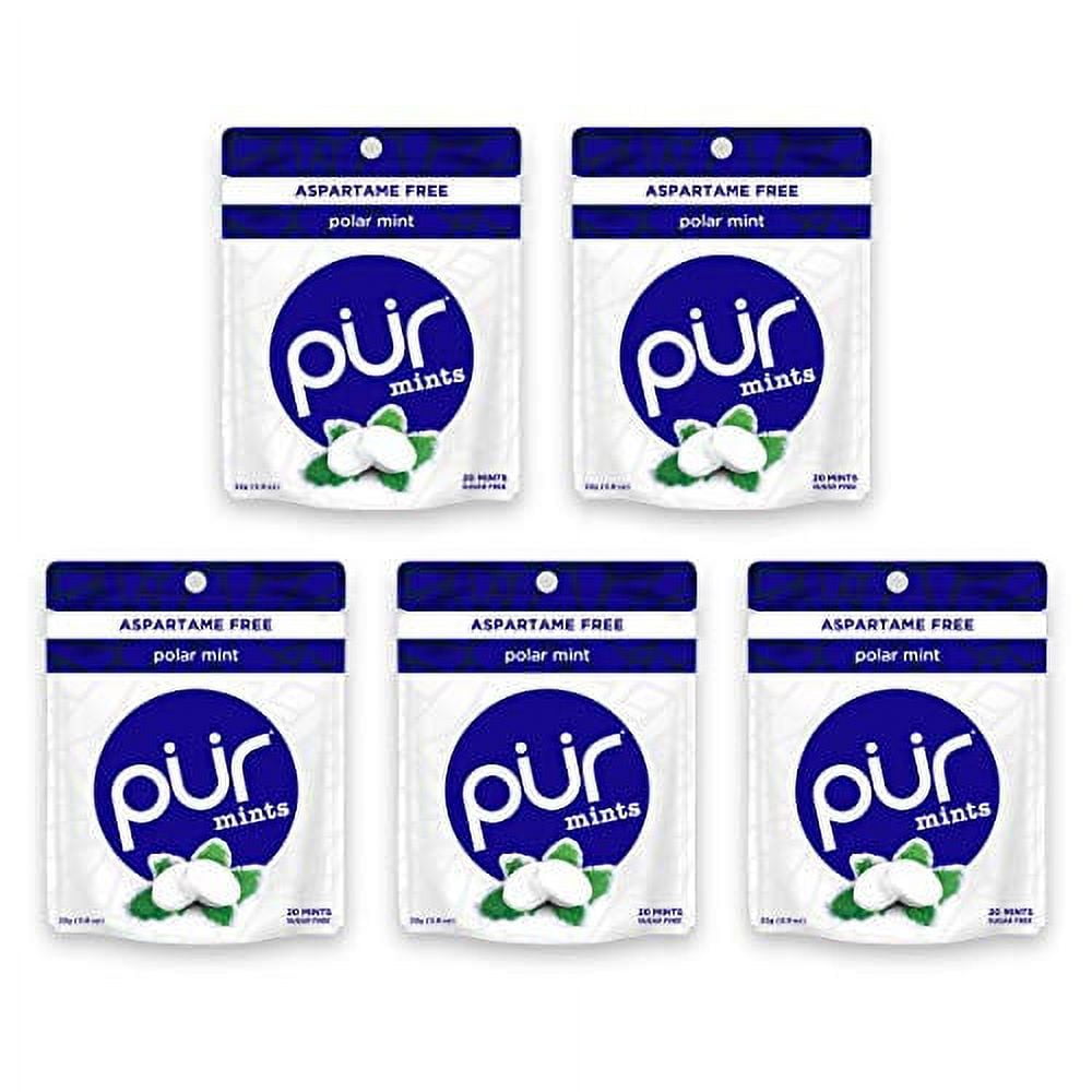 PUR Mints Sugar Free Mints 100 Xylitol Vegan, Aspartame Free