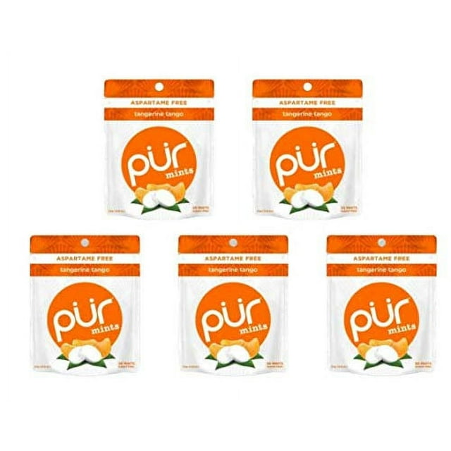 PUR Mints Sugar Free Mints 100 Xylitol Vegan, Aspartame Free