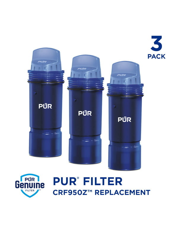 PUR PLUS Water Pitcher & Dispenser Replacement Filter 3 Pack, CRF950Z3A