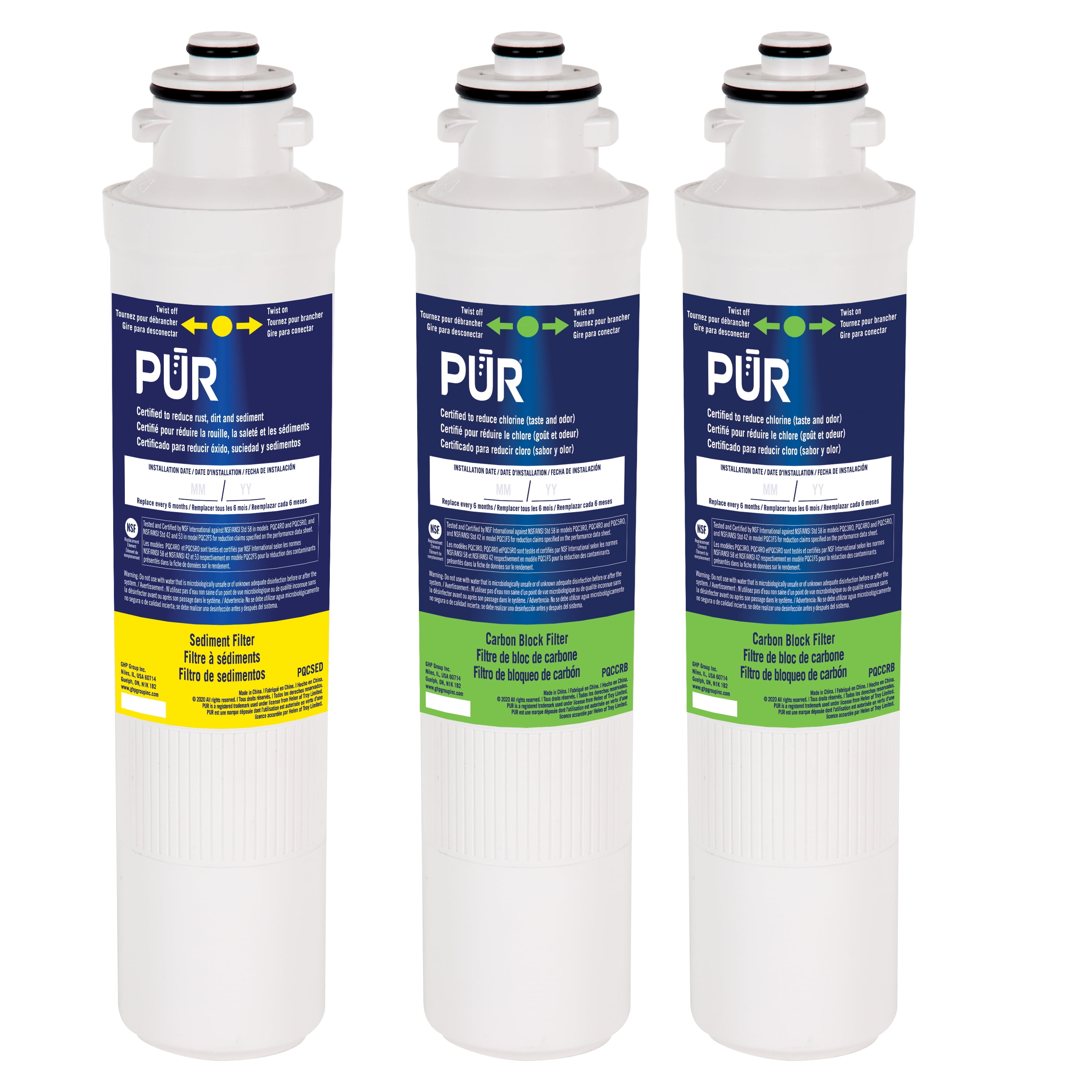 PUR PQC4ROKIT Water Filter RO Replacement Kit for PQC4RO